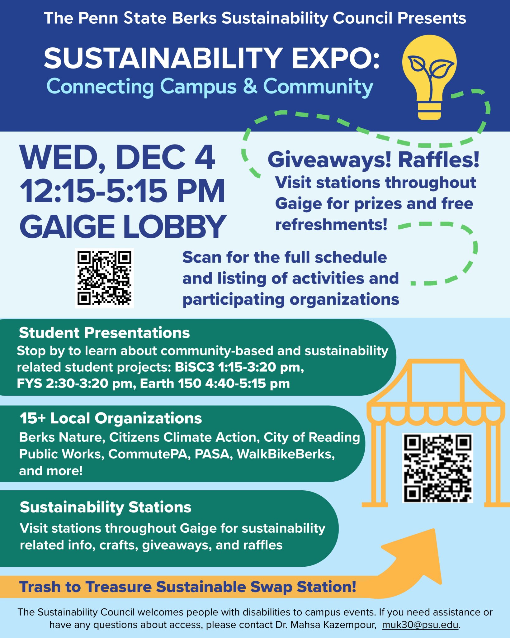 SUSTAINABILITY EXPO Connecting Campus & Community Grow Together