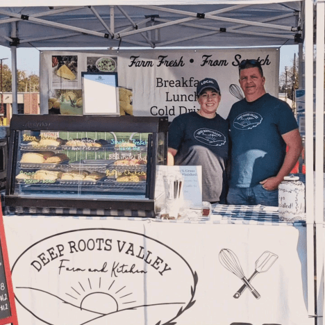 Will Smith and Kelly Smith from Deep Roots Valley Farm