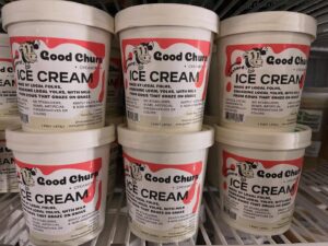 Pints of Good Churn Creamery ice cream